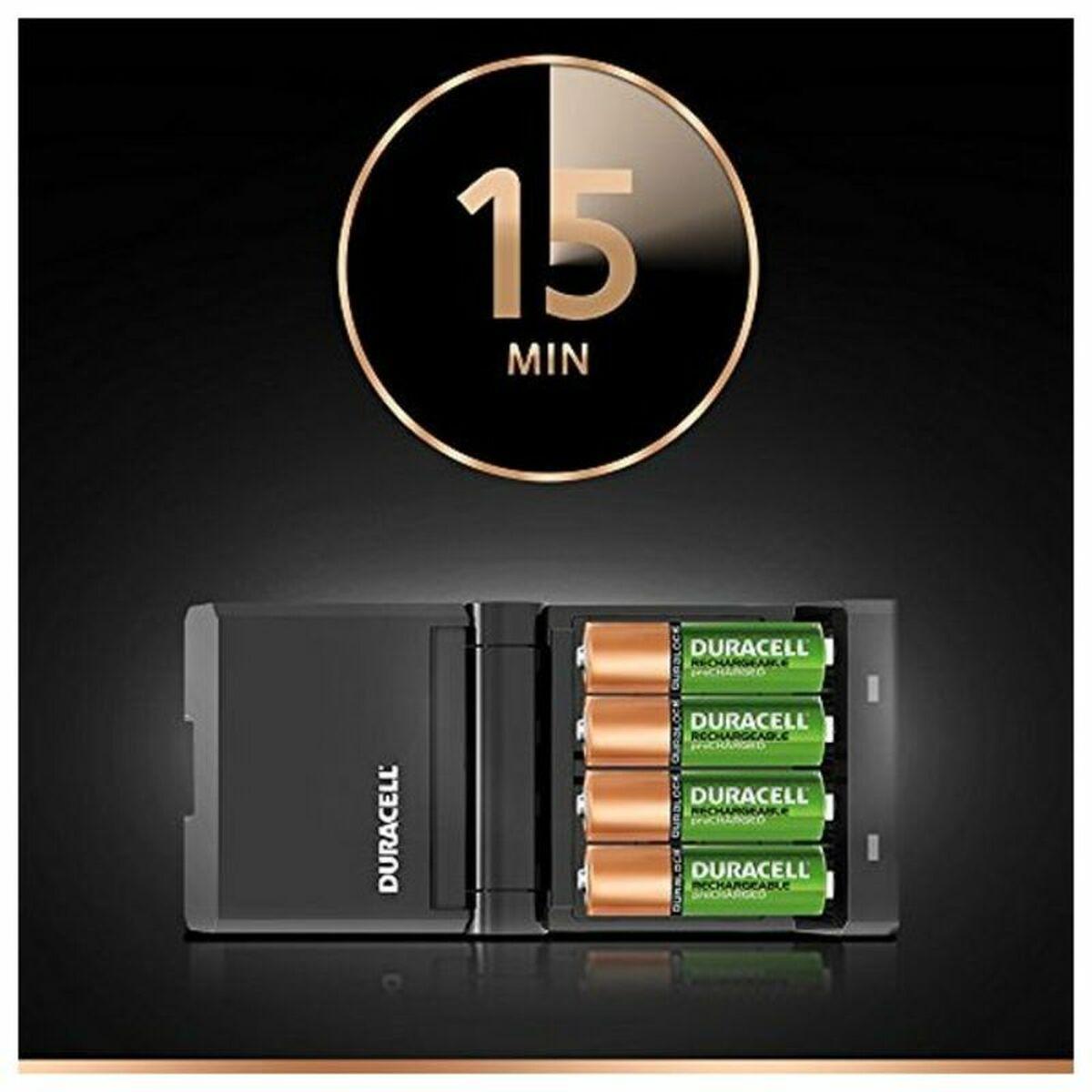 Duracell 45m Charger + 2 x AA/AAA