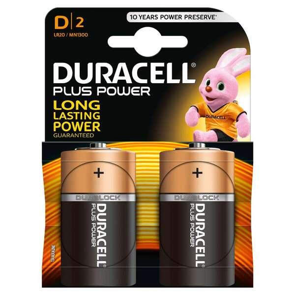 Duracell Plus Power D 2...