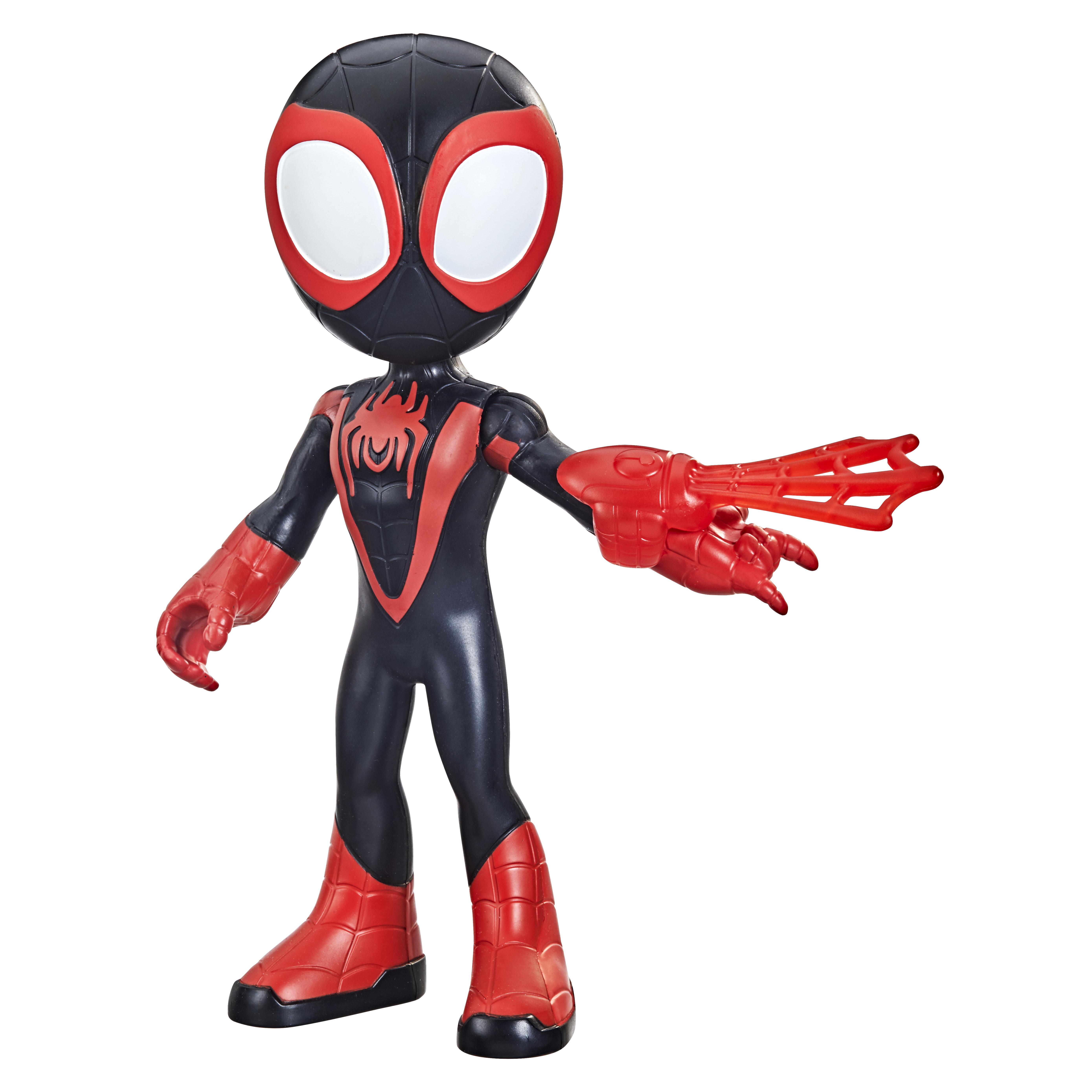 Marvel Spidey e I Suoi Fantastici Amici, mega Miles Morales, action figure da 22,5 cm, giocattolo per etÃ  prescolare, dai 3