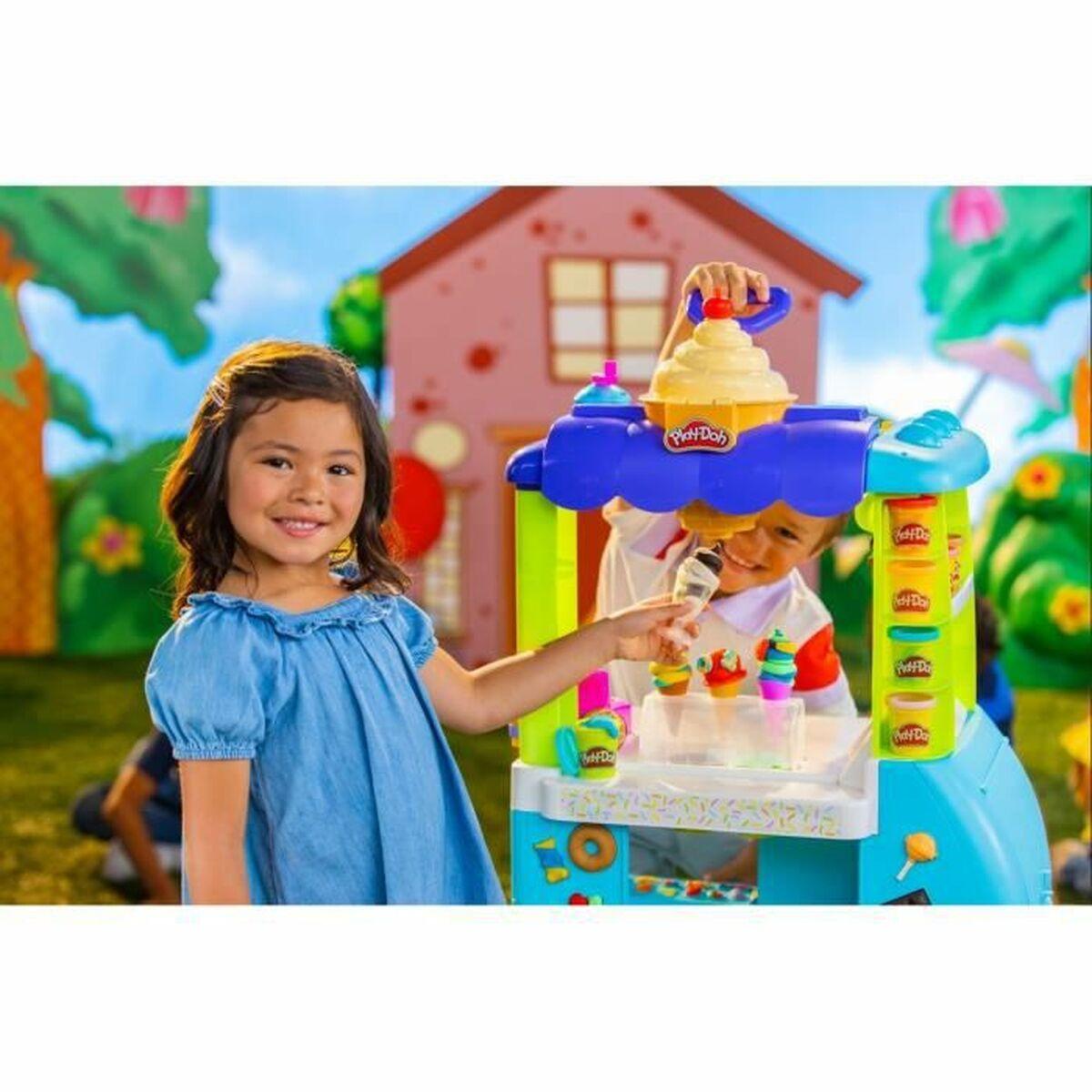Set di Plastilina Play-Doh Giant Ice Cream Truck 25 Pezzi Gelato