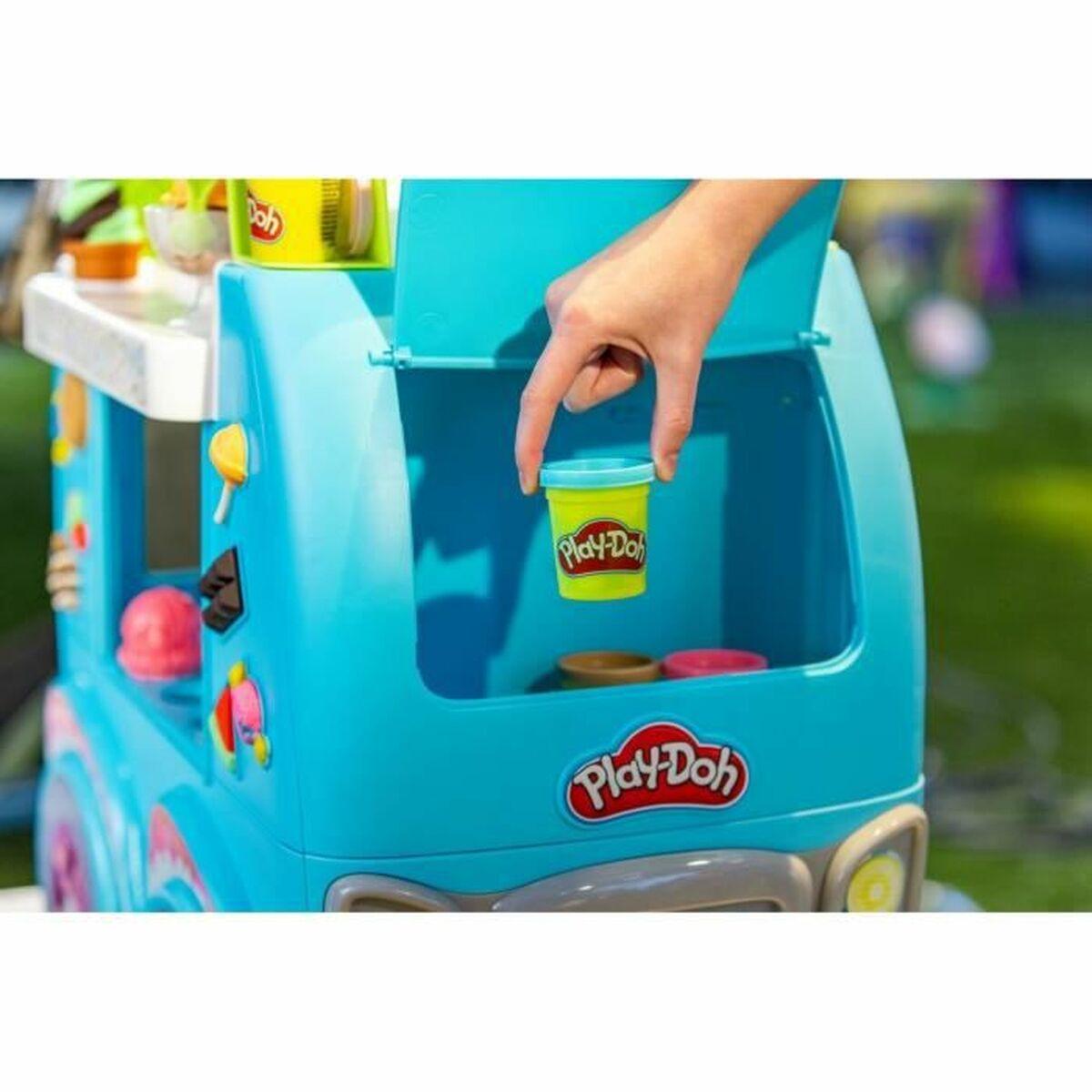 Set di Plastilina Play-Doh Giant Ice Cream Truck 25 Pezzi Gelato