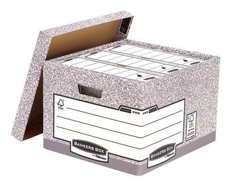 Contenitore File File File File di banchieri - Velocit di assemblaggio automatico - Certificazione FSC di cartone riciclato -