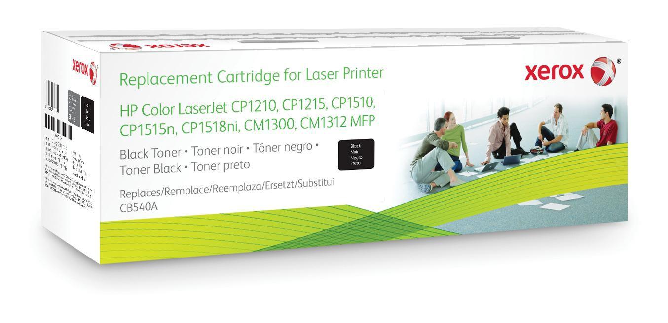 Xerox Schwarz Tonerpatrone (ersetzt HP CB540A ) fr HP Color LaserJet CM1312 MFP CM1312nfi MFP CP1215 CP1515n CP1518ni