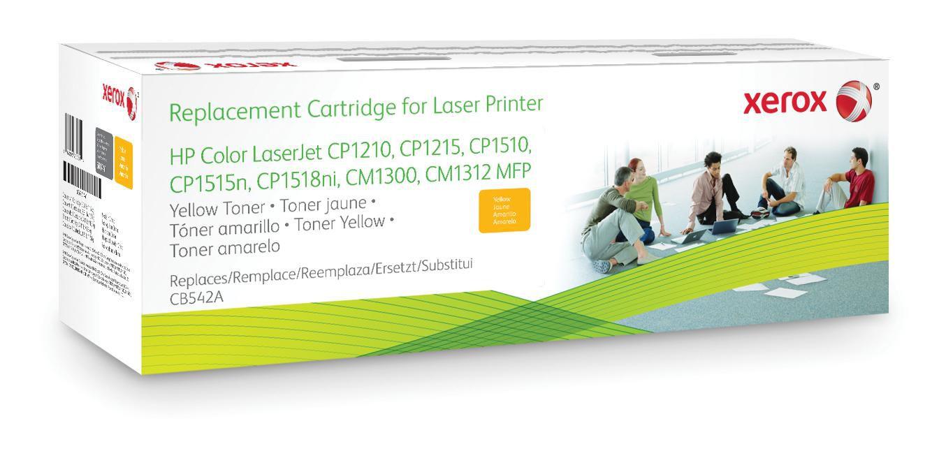Xerox Gelb Tonerpatrone (ersetzt HP CB542A ) fr HP Color LaserJet CM1312 MFP CM1312nfi MFP CP1215 CP1515n CP1518ni