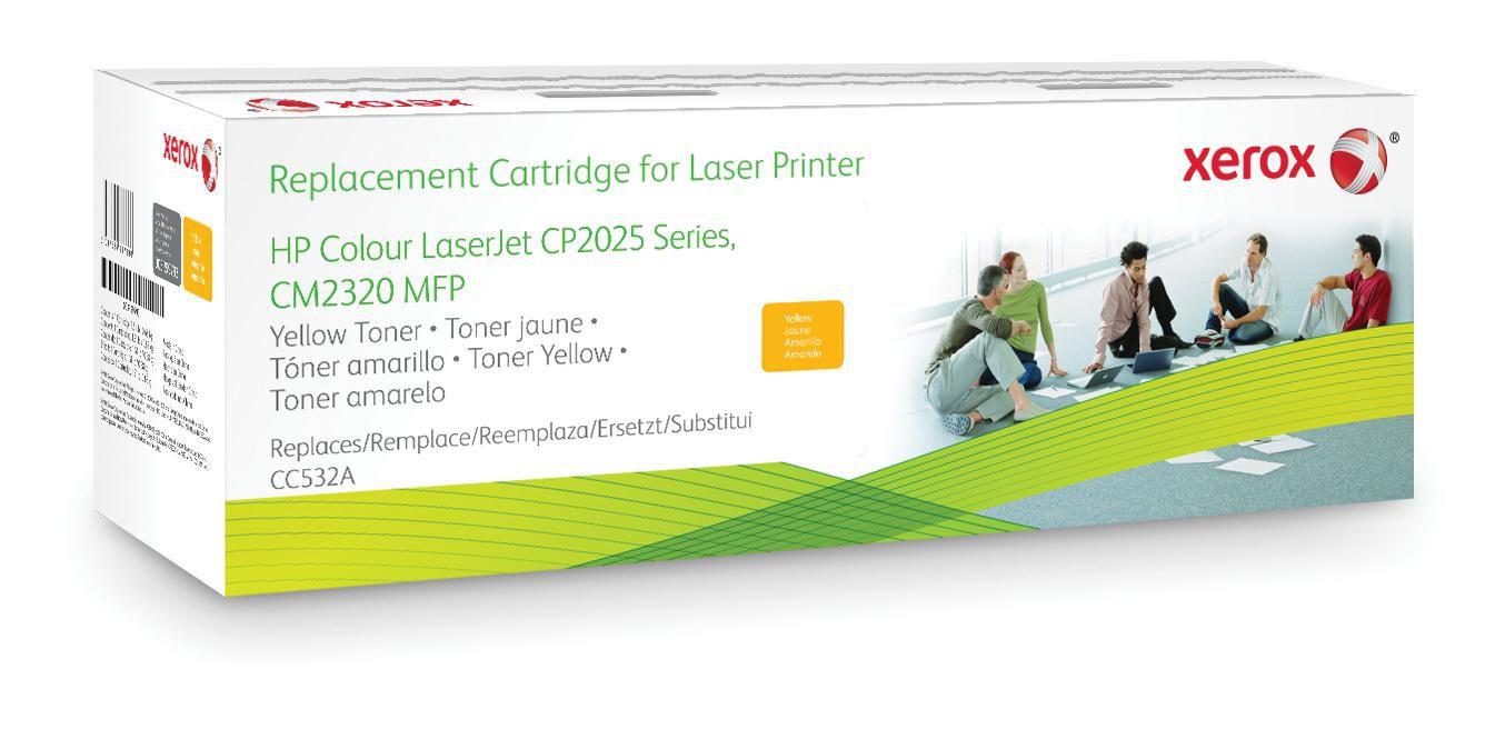 Xerox Cartuccia toner giallo. Equivalente a HP CC532A. Compatibile con HP Colour LaserJet CM2320 MFP Colour LaserJet CP2020/CP2
