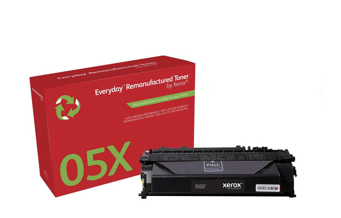 Everyday Toner rigenerato di Xerox Mono compatibile con HP 05X (CE505X) High capacity