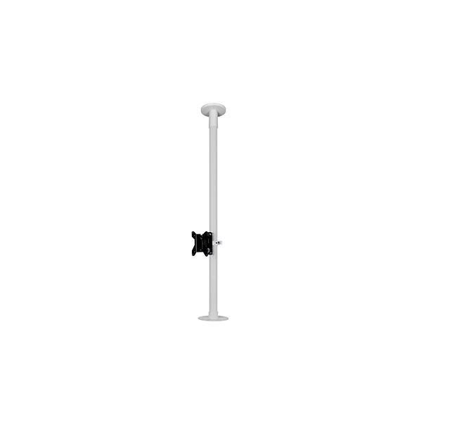 B-Tech BT5963 711 cm 28 Bianco Soffitto (SYSTEM V - CCTV Ceiling Mount - for a VESA 100 Tilt Screen - and Dome Surveillance Cam