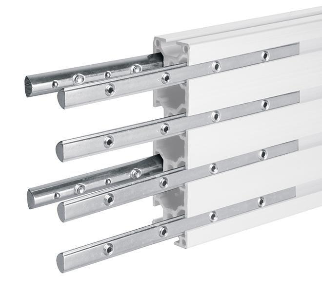 B-Tech BT8390-EXT (Extending Kit for BT8390 - System X Horizontal Rail - Extension Kit Rail Silver 12 mm 8 mm 180 mm 6 pcs - Wa