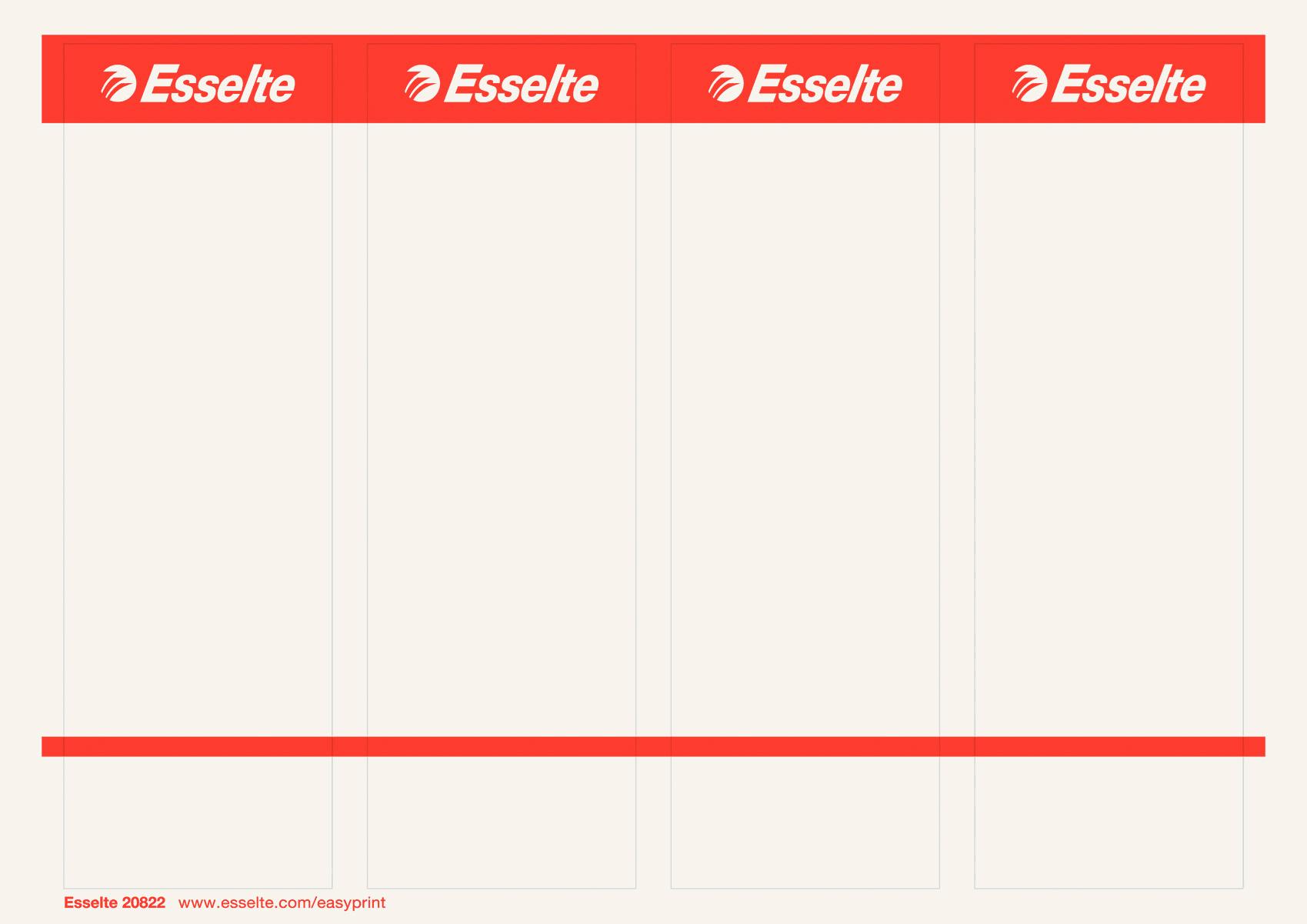 Esselte 20822 etichetta...