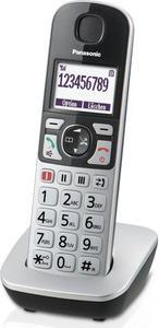 Telefono cordless Panasonic IP con tasti grandi KX-TGQ500GS - argento