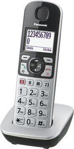 Telefono cordless Panasonic a tasti grandi KX-TGE510GS - argento