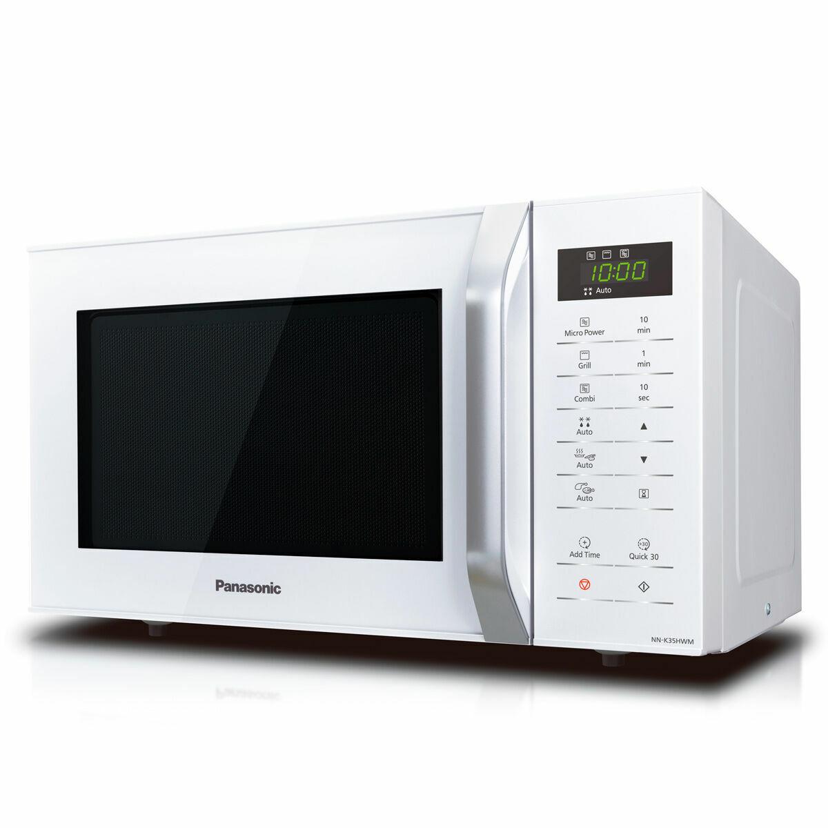 Panasonic Combi Microonde, 24 L Spazio di cottura, programma di scongelamento, Grill, prestazioni a microonde da 900 watt (NN-K