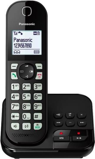 Panasonic Cordless Telefono con KX -tgc462 duo - nero nero