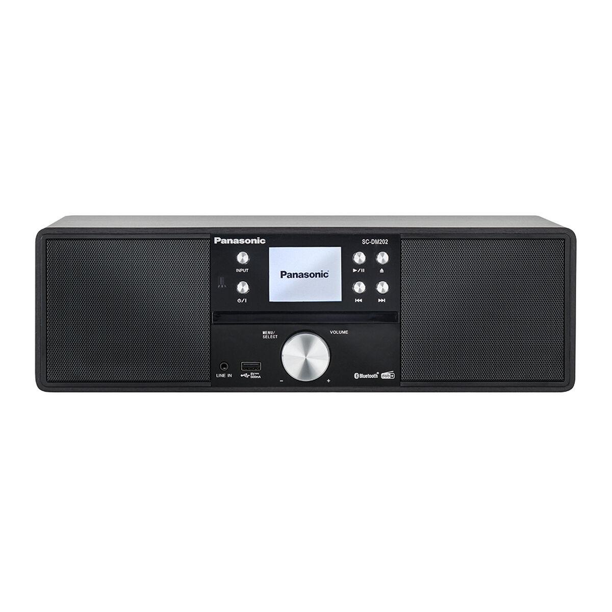 Panasonic SC-DM202EG-K Impianto stereo all-in-one con CD, DAB+, Bluetooth, nero