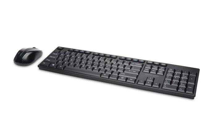 Kensington Set wireless per desktop Pro Fit a basso profilo (Kensington Pro Fit Low-Profile Desktop Set - Keyboard and mouse se