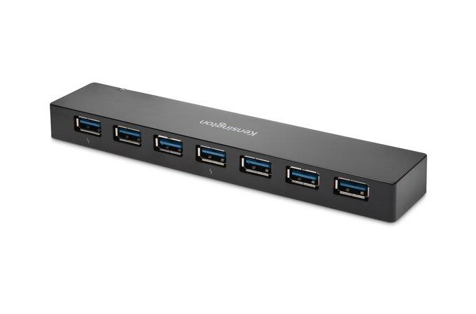 Kensington Hub a 7 porte USB 3.0 con funzionalit di ricarica UH7000C (Kensington UH7000C - Hub - 7 x SuperSpeed USB 3.0 - desk