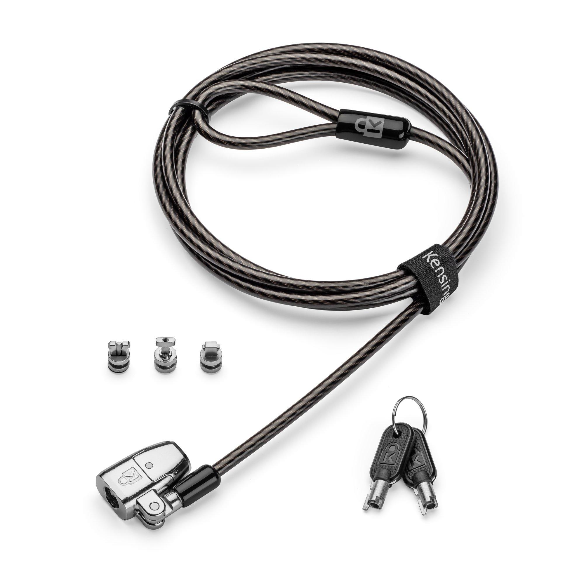 Kensington Lucchetto universale per laptop con chiave ClickSafe 2.0 (KENSINGTON CLICKSAFE 2.0 - LAPTOP LOCK BLACK)