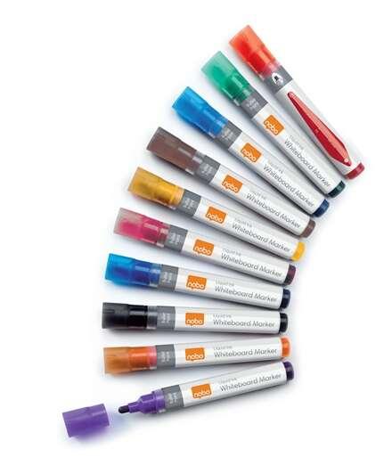 Box blanther Nobo 10 Blan - Round Point 3mm - Liquid inchiostro - Leval a inchiostro