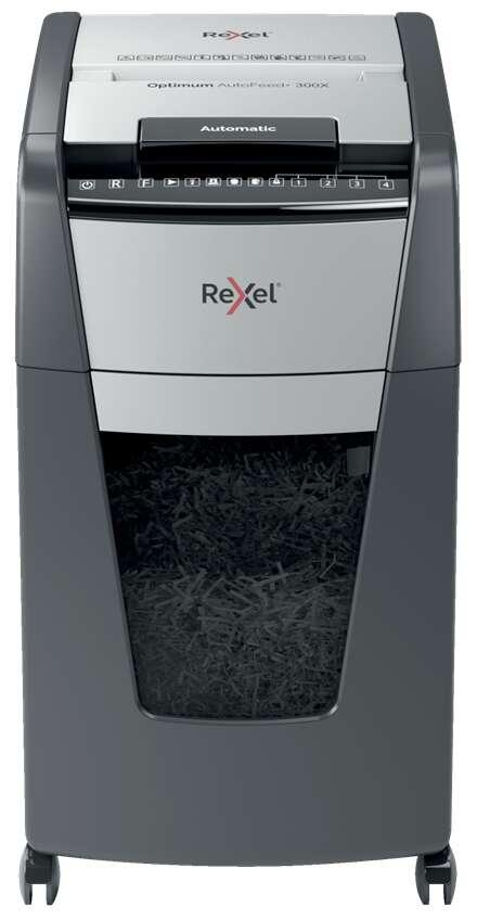 Rexel File Destroyer Autofeed 300 Sheet P4 Black (1 pezzo)
