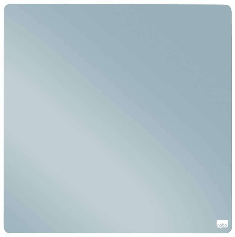 Nobo Mini Lavagna Magnetica Piastrella 360Mx360mm - Senza Cornice - Piastrelle Cancellabili a Secco - Grigio