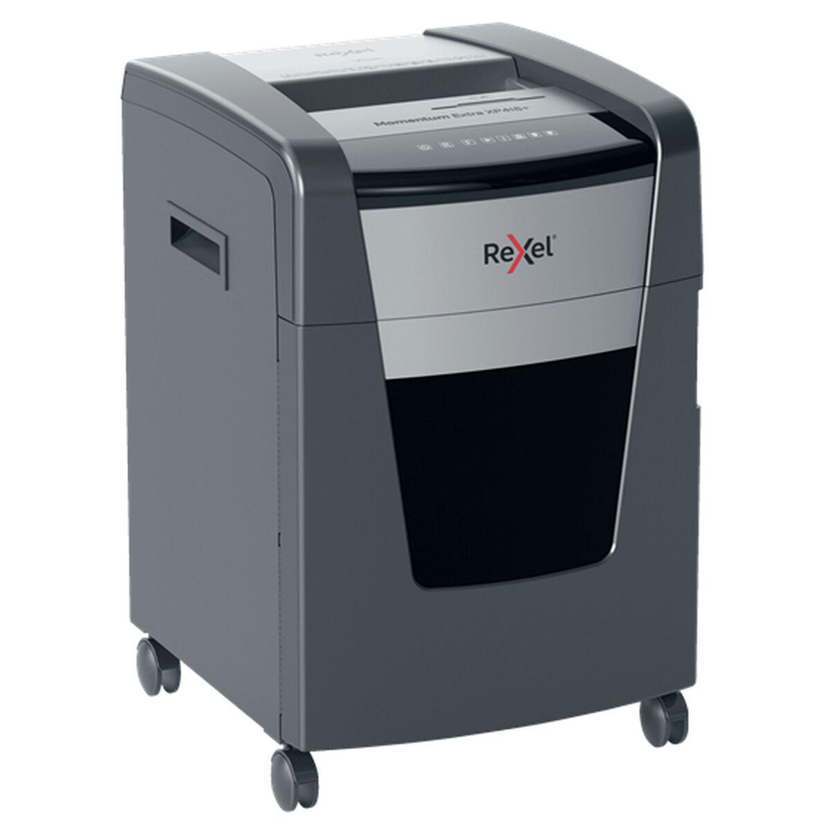 Rexel XP418 distruggi documenti Triturazione incrociata 55 dB Nero (Rexel Momentum Extra XP418 45L P-4 Cross Cut Shredder 20214