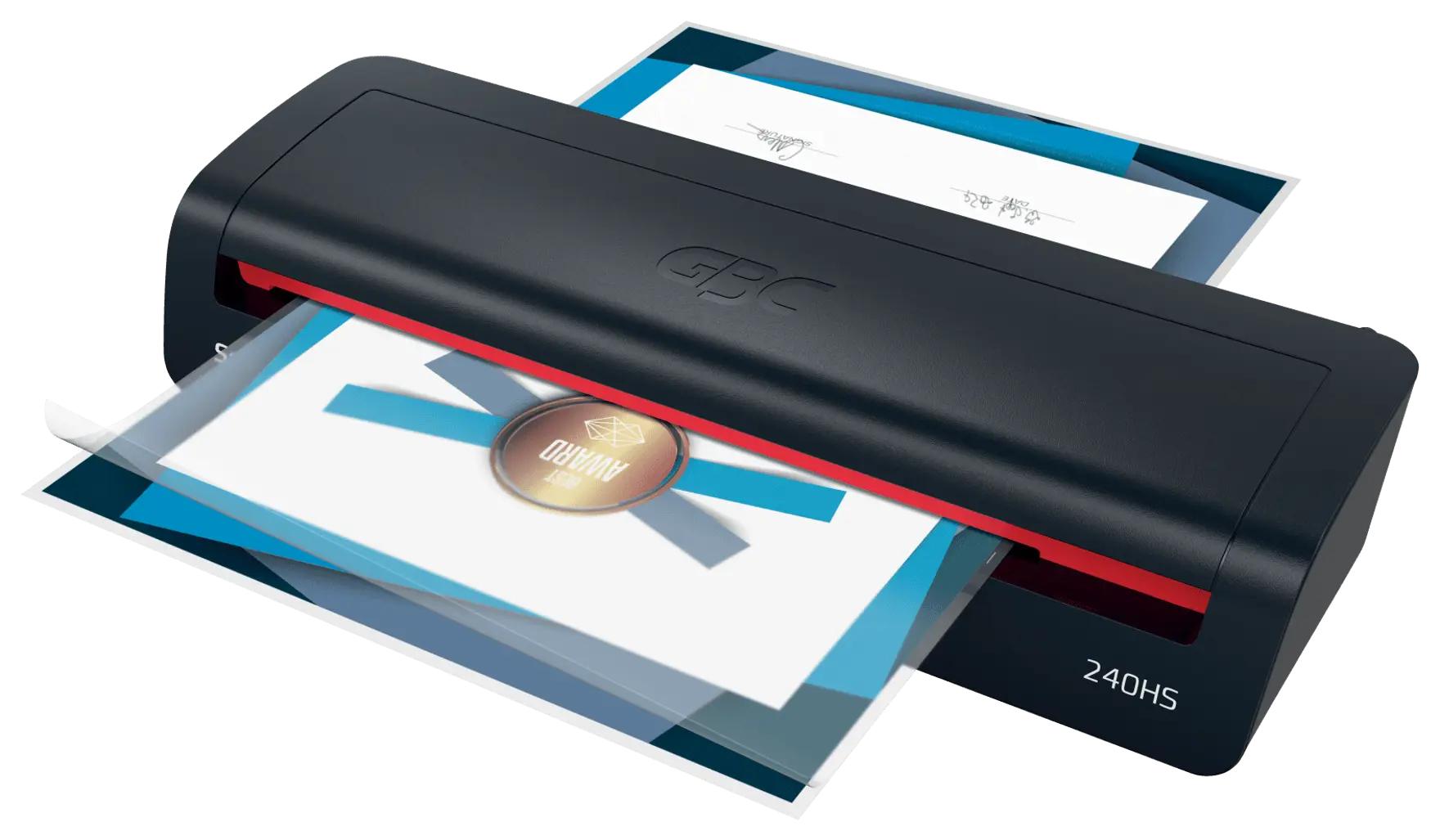 GBC 240HS Plastificatrice a caldo 400 mm/min Nero, Rosso