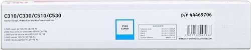 OKI Tonerpatrone 1 x Cyan 2000 Seiten C300/C500