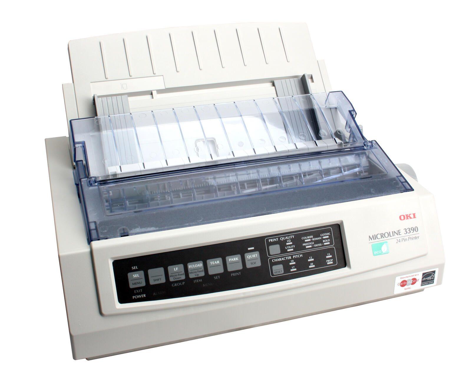 Stampante OKI Microline ML3390 Eco Ago 1308401 (tecnologia di stampa a 24 pin 360 x 360 dpi USB parallelo)