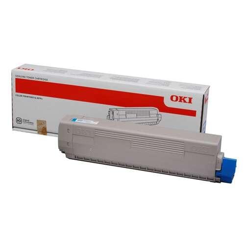 Tonerpatrone fr C822dn - 822n Farbe cyan Reichweite ca. 7300 Seiten DIN A4