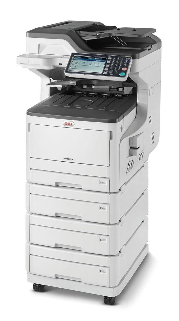 OKI MC853dnv LED A3 600 x 1200 DPI 23 ppm (MC853DNV A3 Colour Laser 4-in-1 MFP - A3 Colour Multifunction Laser Printer 23ppm Mo