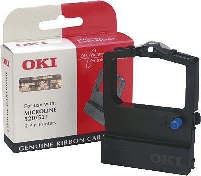 OKI Farbband 1 x Schwarz 2 Mio. Zeichen fr Microline 3390 3391 380 385 390 390 Elite 391