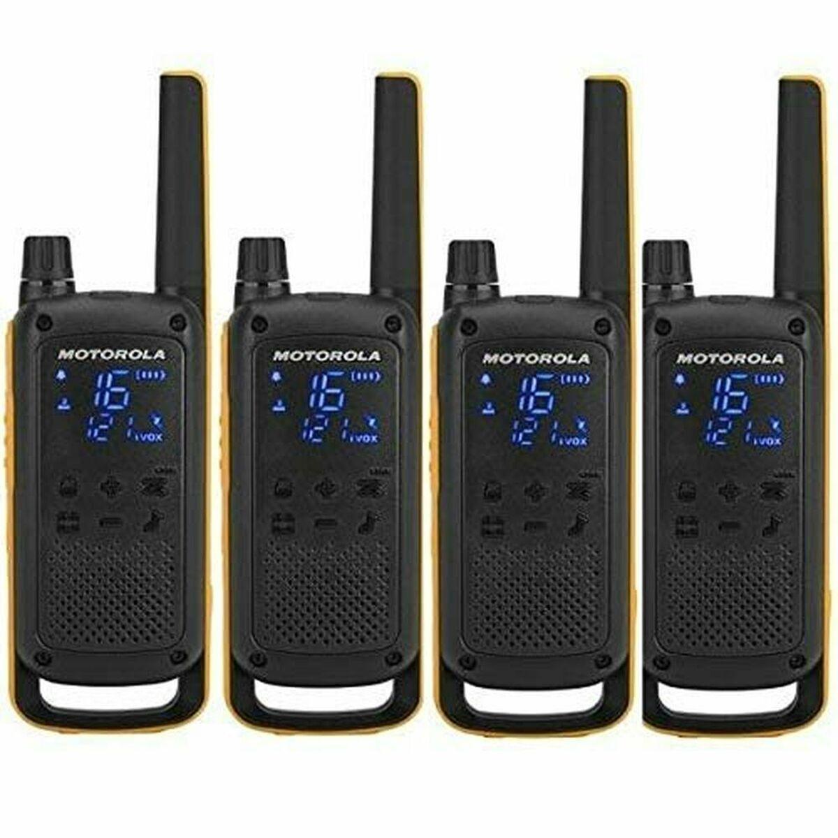 Motorola Talkabout T82 Extreme Quad Pack ricetrasmittente 16 canali Nero Arancione