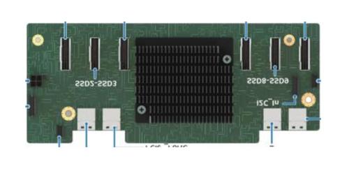 Intel 2U Midplane Piastra...