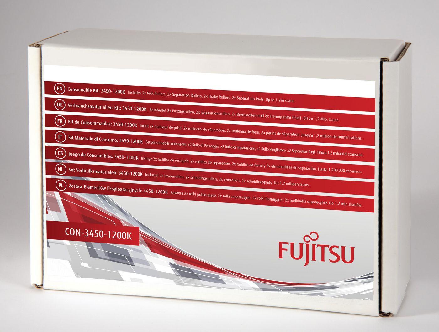 Fujitsu 3450-1200K Kit di consumabili (CONSUMABLE KIT F/ FI-5900C,Consumable Kit: 3450-1200K For fi-5900C, fi-5950. Estimated L