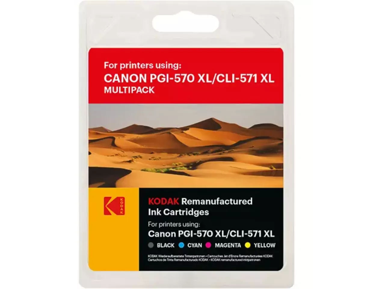 KODAK COMPAT CANON PGI-570XL Black, CLI-571 XL B,C,M,Y