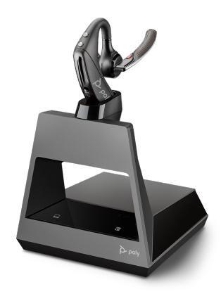 POLY 5200 Office Auricolare Wireless A clip In-ear Ufficio Bluetooth Nero
