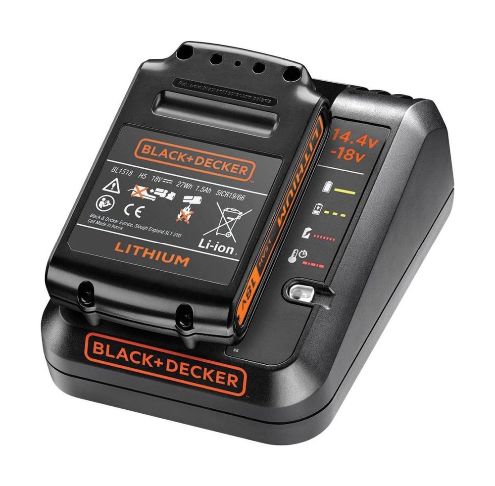 Kit di avvio caricabatterie Black+Decker BDC1A15-QW