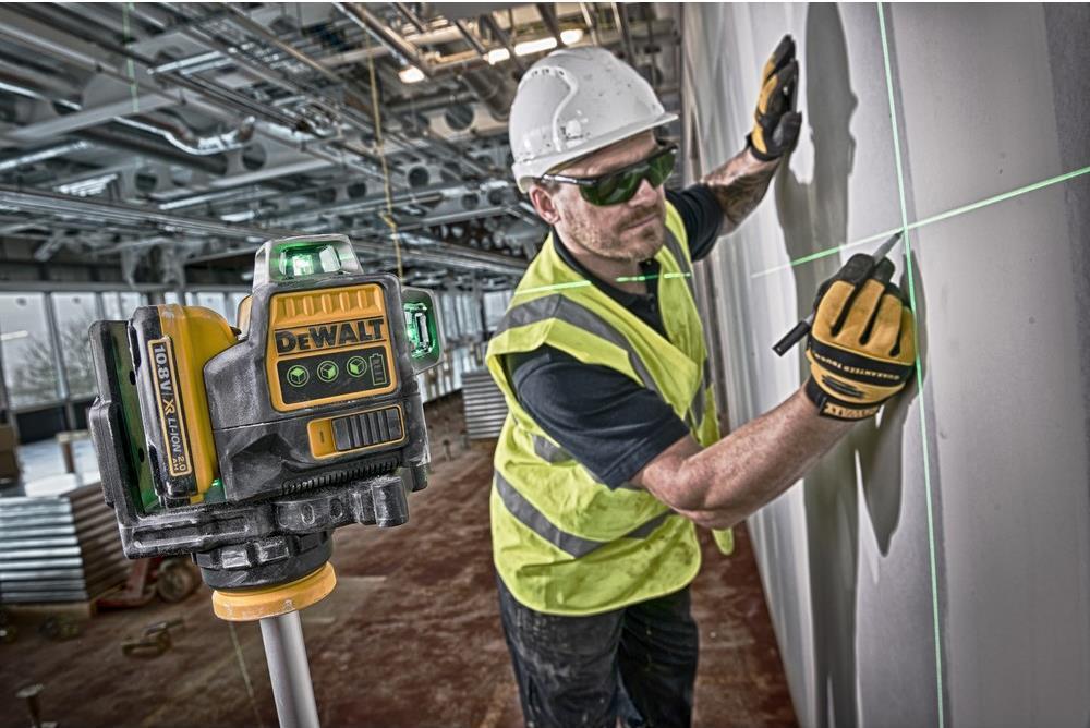 DeWalt DCE089D1G-QW Krydslinje laser padre passo