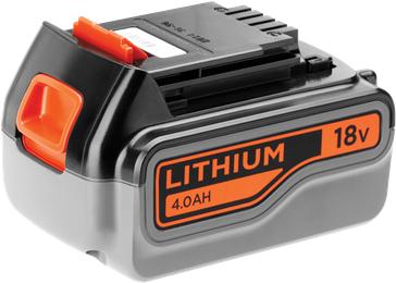 Black+Decker BL 4018, batteria agli ioni di litio 4,0 Ah