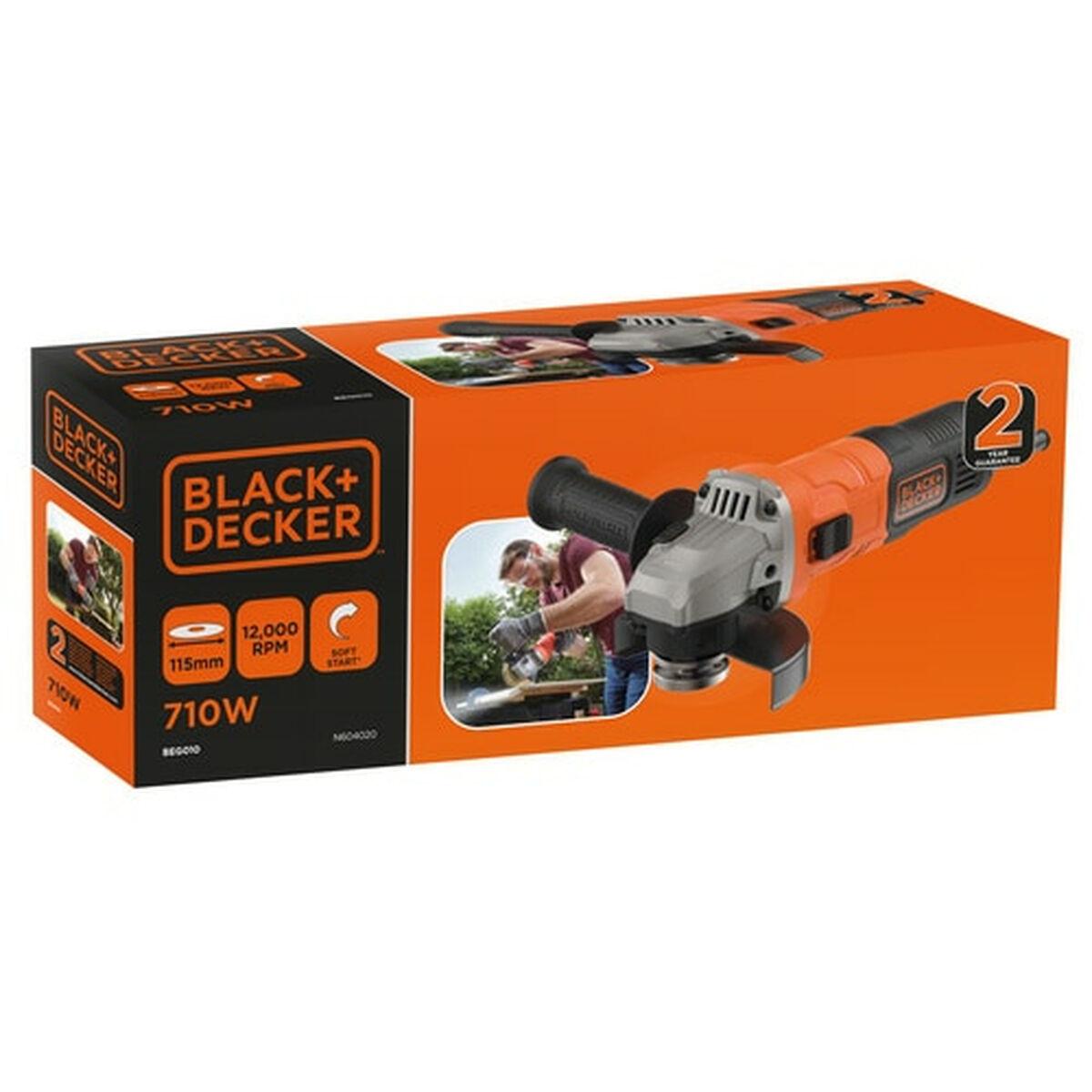 Smerigliatrice angolare Black+Decker BEG010-QS 710 W