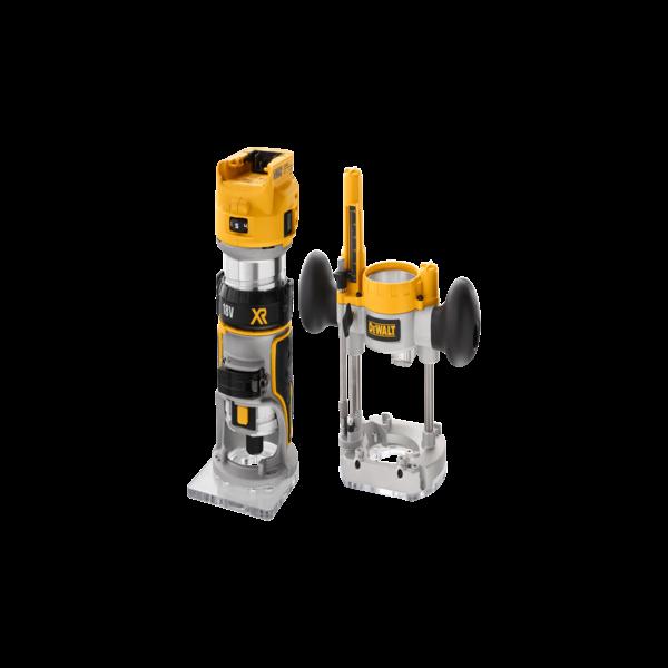 DeWALT DCW604NT-XJ Dyk/router base veloce Med batteria