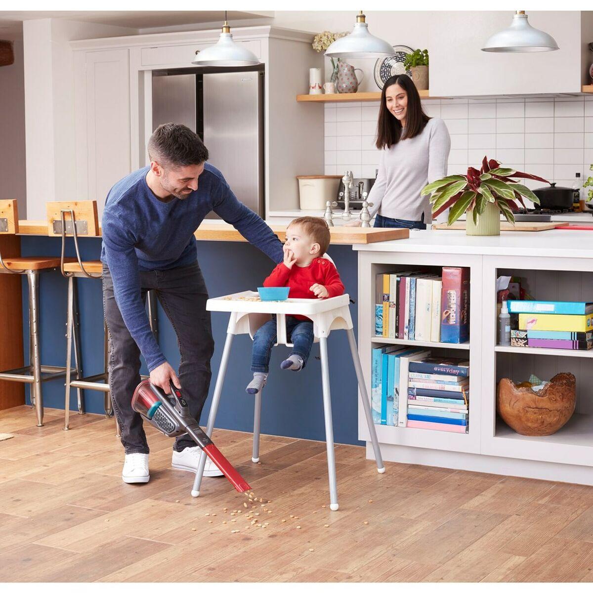 Black+Decker Aspirapolvere al litio BHHV315J con azione ciclonica 12V, 20AW