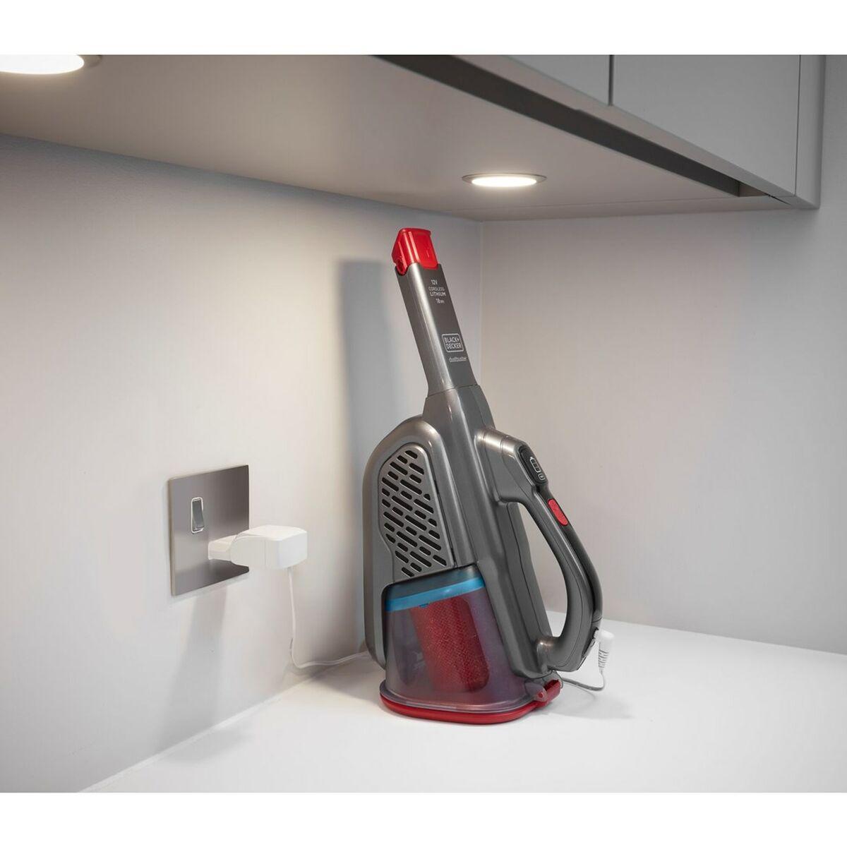 Black+Decker Aspirapolvere al litio BHHV315J con azione ciclonica 12V, 20AW