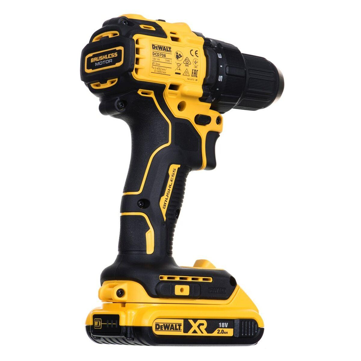 DeWALT DCD708D2T-QW Bore-/skruemaskine Med batteria 2 batterie incluse Nglels borepatron