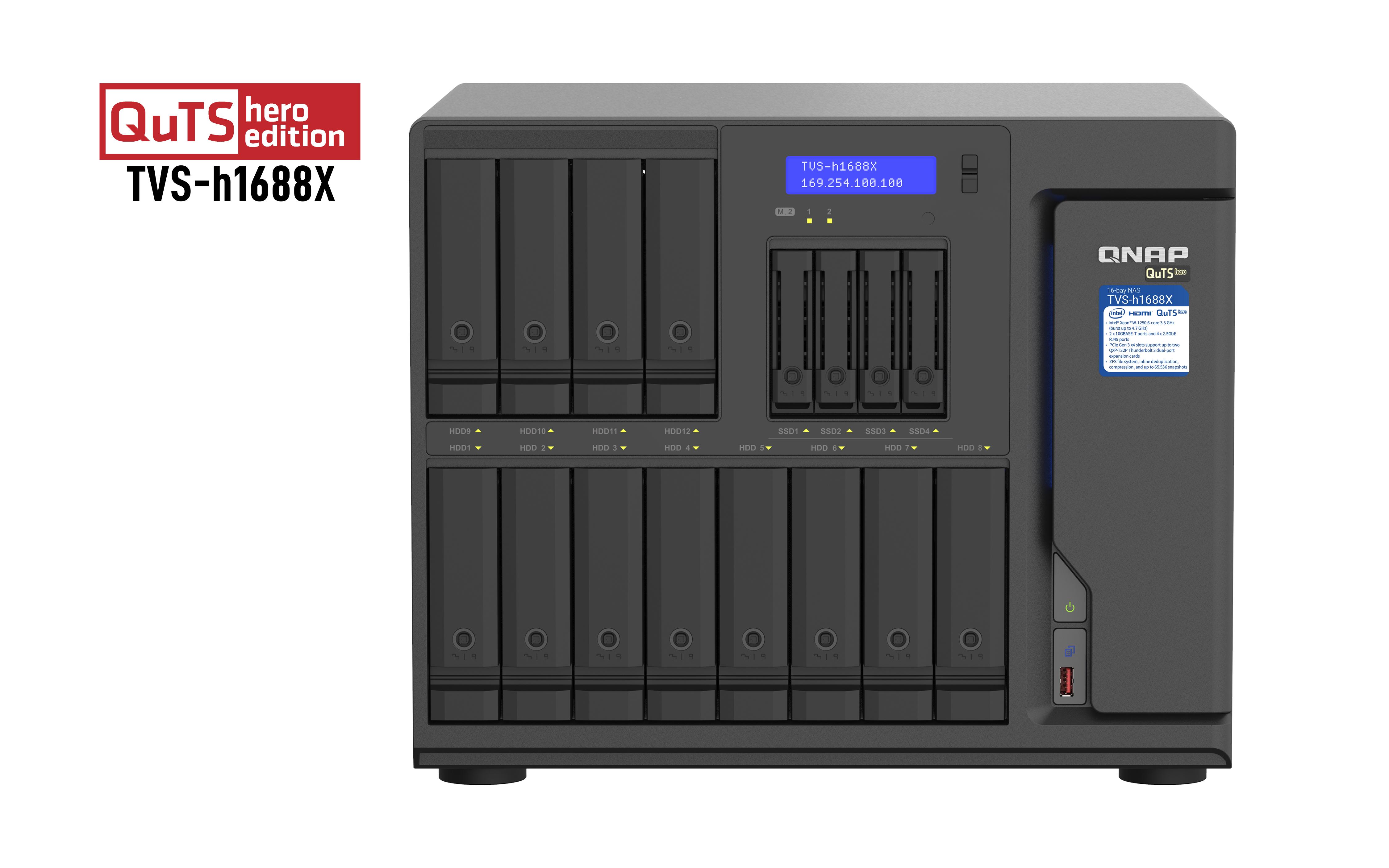 QNAP TVS-h1688X-W1250-32G...