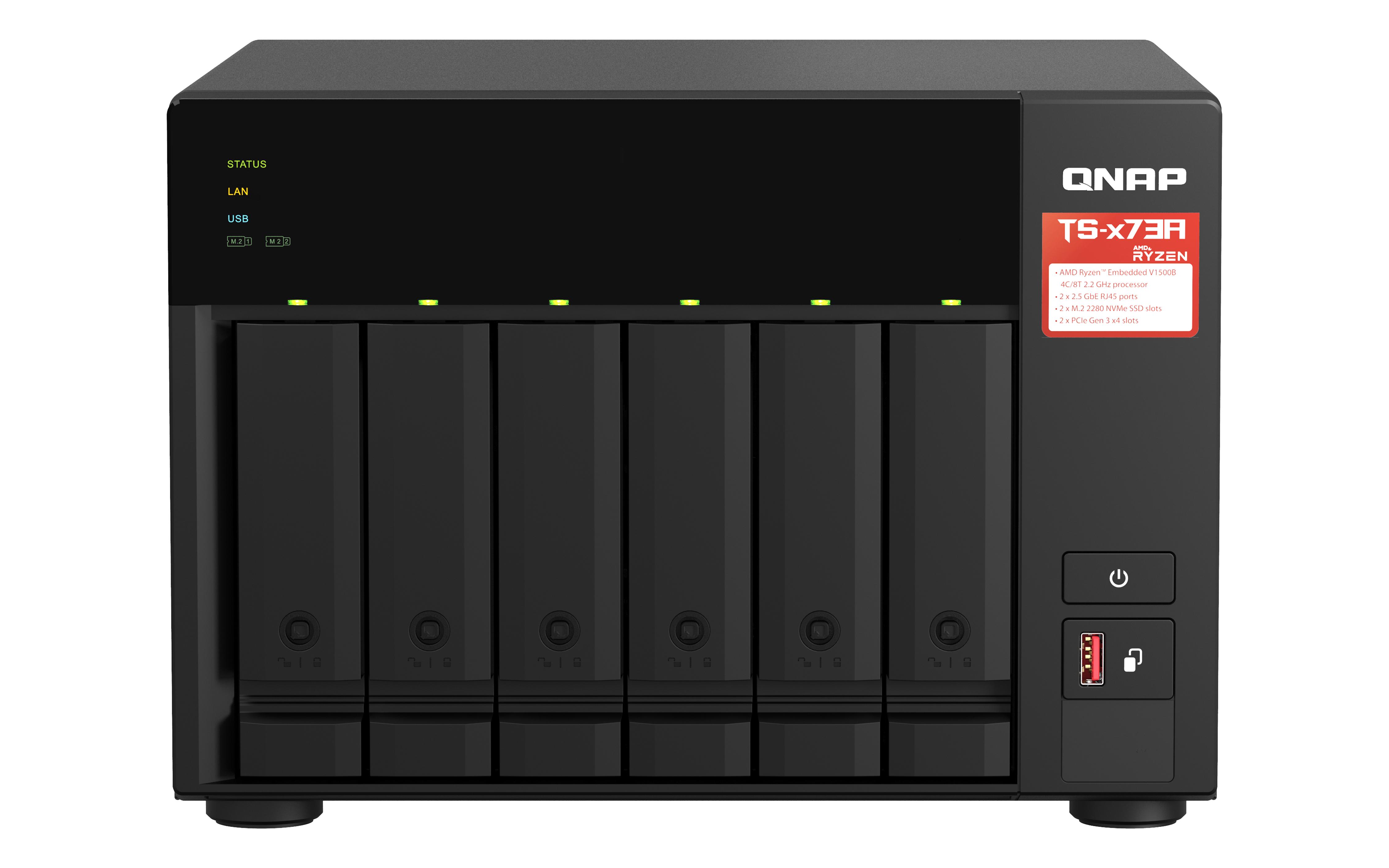 QNAP TS-673A NAS Tower...