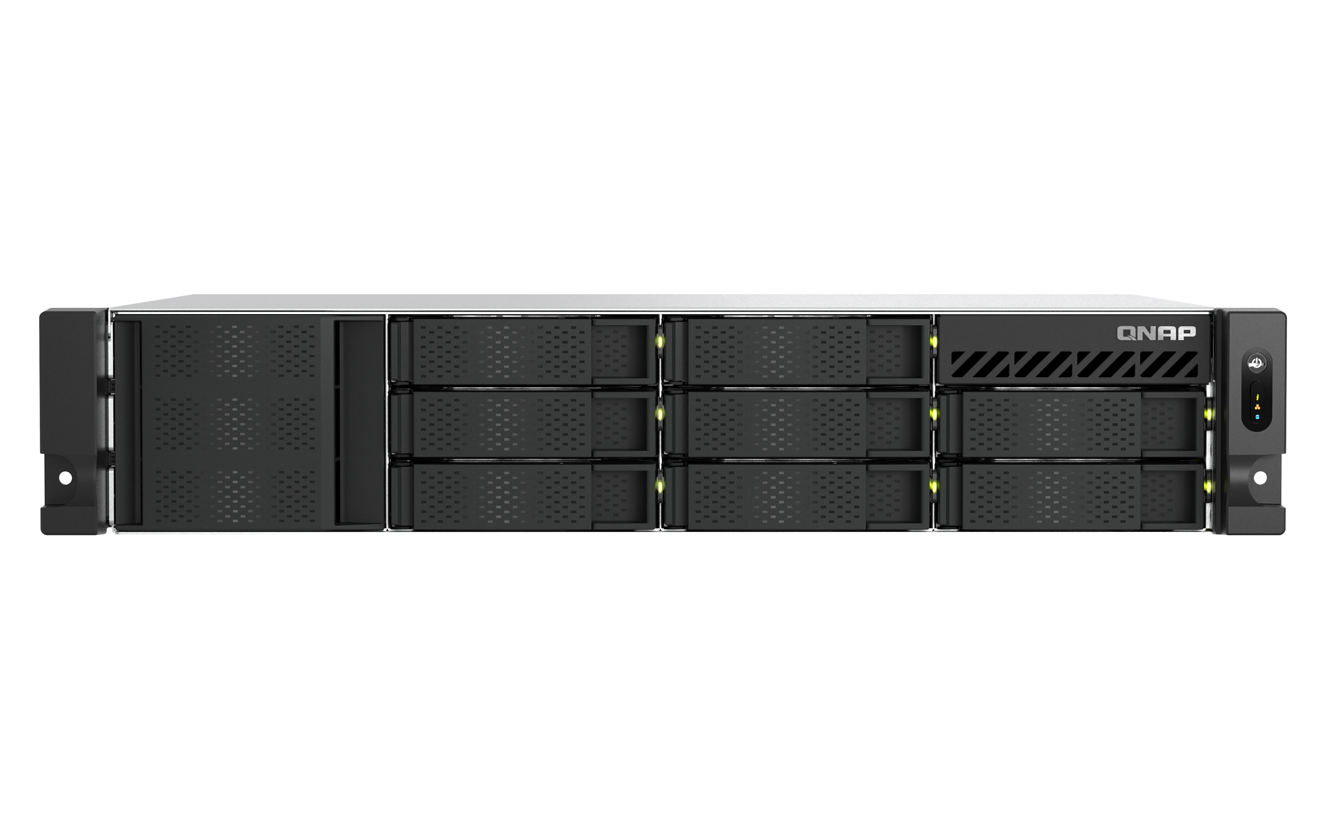 QNAP TS-855eU-RP-8G NAS Armadio (2U) Collegamento ethernet LAN Nero C5125