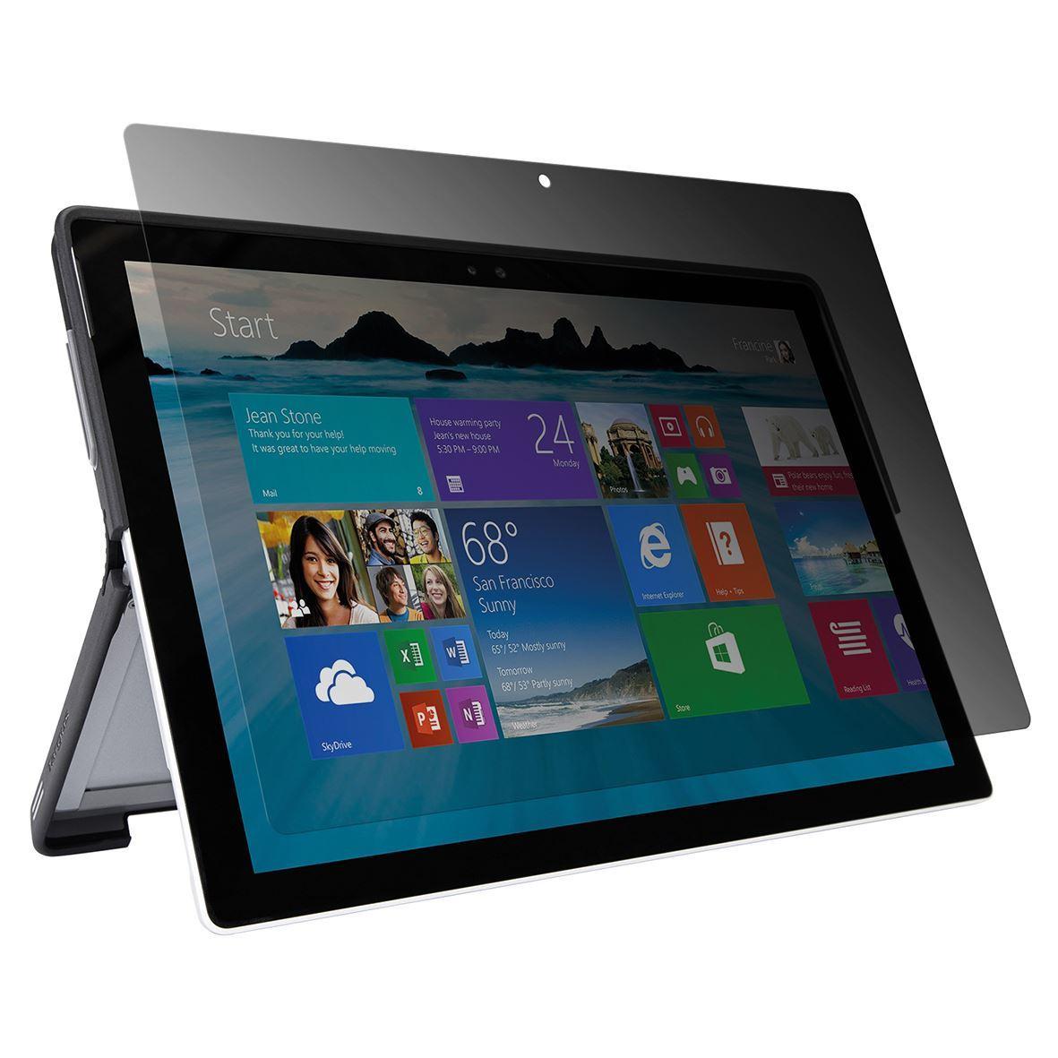 Targus AST025EUZ protezione per lo schermo dei tablet Pellicola proteggischermo trasparente Microsoft 1 pz (PRIVACY SCREEN PLAS