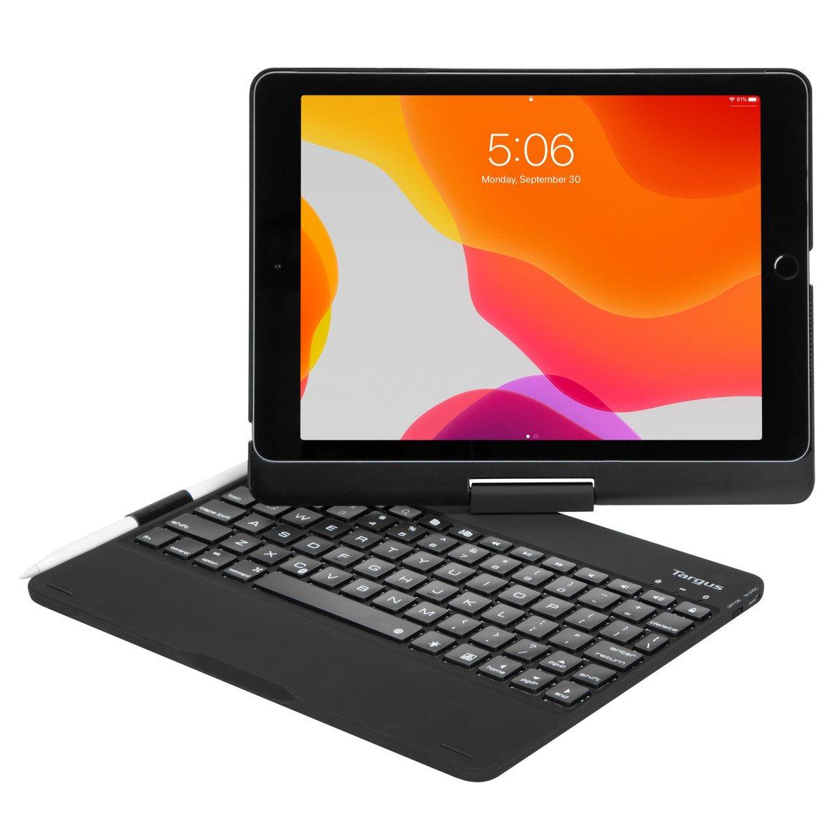 Targus THZ857DE tastiera per dispositivo mobile QWERTY Tedesco Bluetooth Nero (Targus VersaType - tastatur og folio-k)