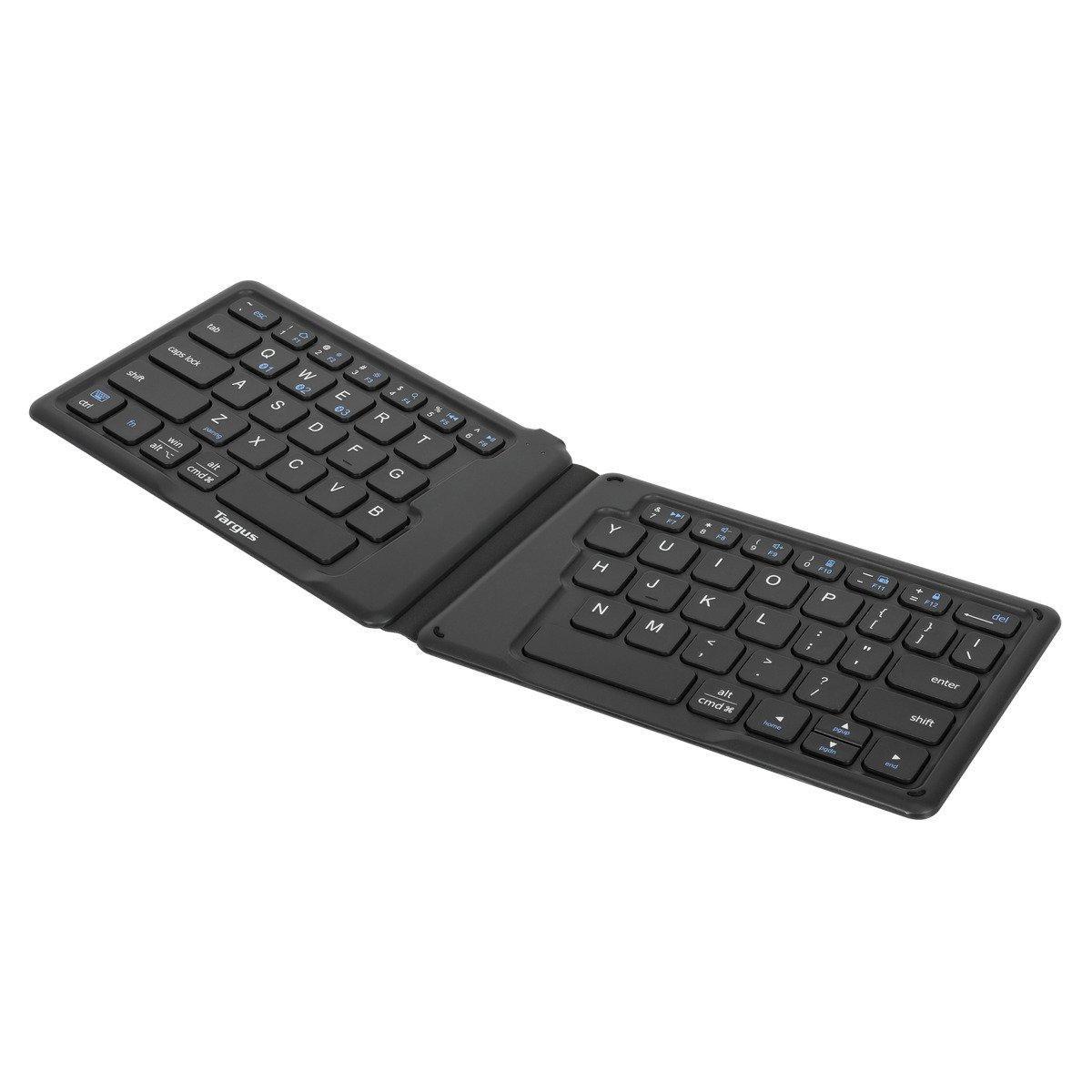 Targus AKF003UK tastiera Bluetooth QWERTY Inglese UK Nero (TARGUS ANTI MICROBIAL FOLDING - ERGONOMIC TABLET KEYBOARD - UK) - Ve